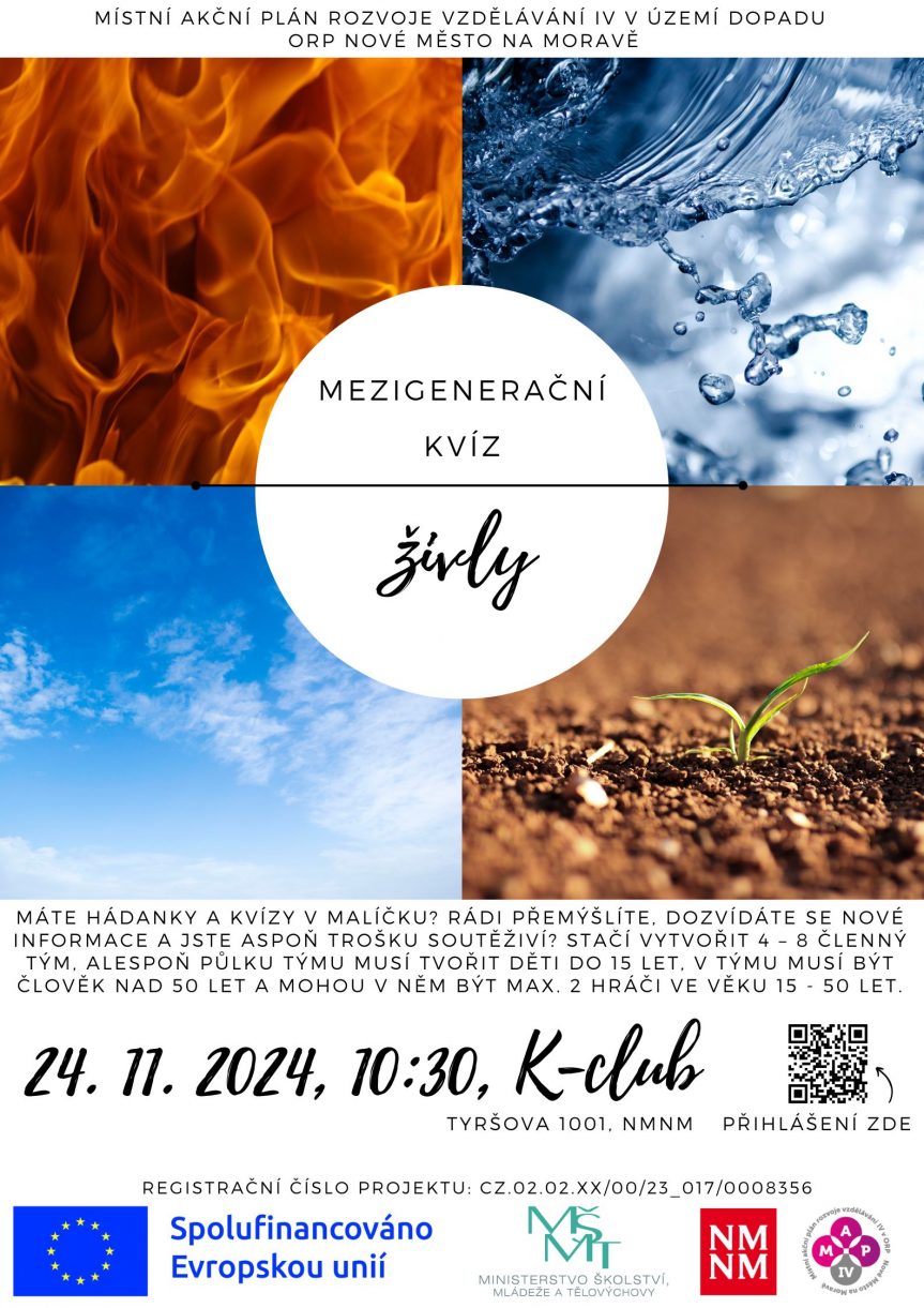 Mezigenerační kvíz – živly